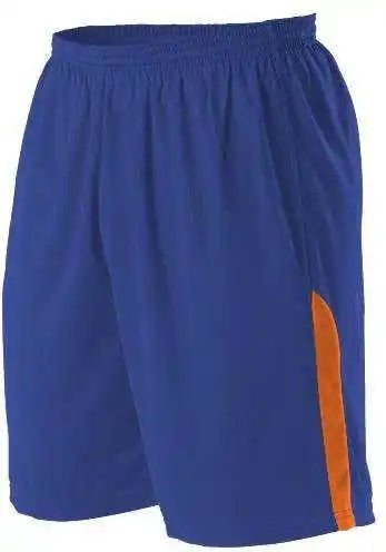 Alleson Athletic A205by Youth Nba Blank Game Short - Royal Orange