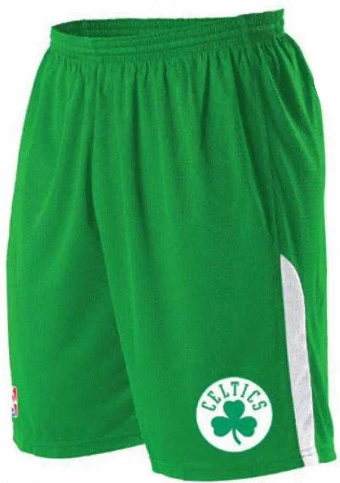 Alleson Athletic A205la Adult Nba Logo Game Short - Boston Celtics