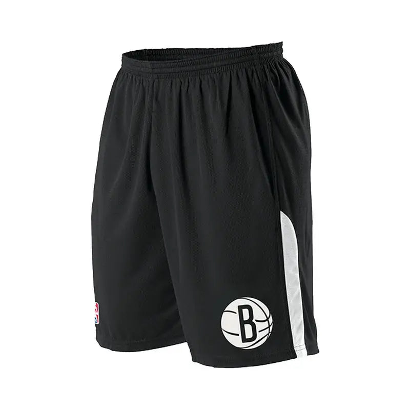 Alleson Athletic A205la Adult Nba Logo Game Short - Brooklyn Nets