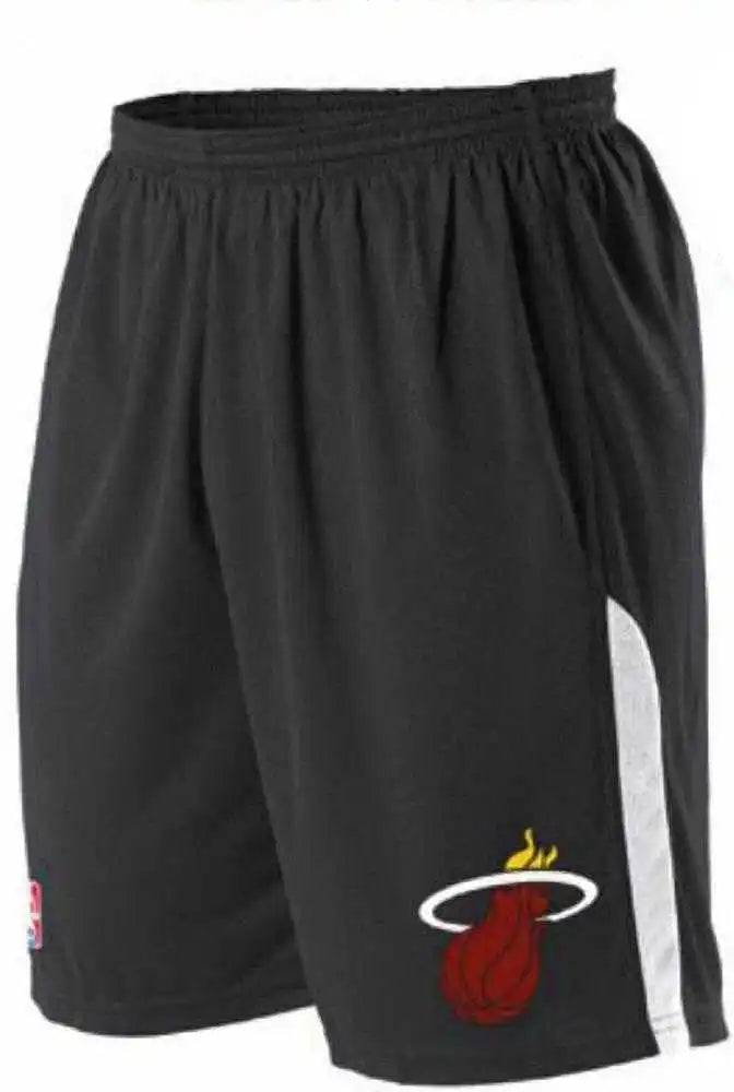 Alleson Athletic A205la Adult Nba Logo Game Short - Miami Heat