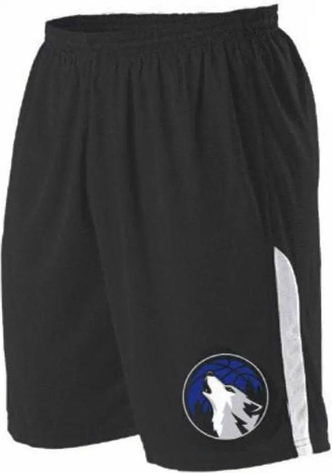 Alleson Athletic A205la Adult Nba Logo Game Short - Minnesota T-wolves