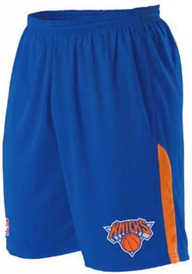 Alleson Athletic A205la Adult Nba Logo Game Short New York Knicks