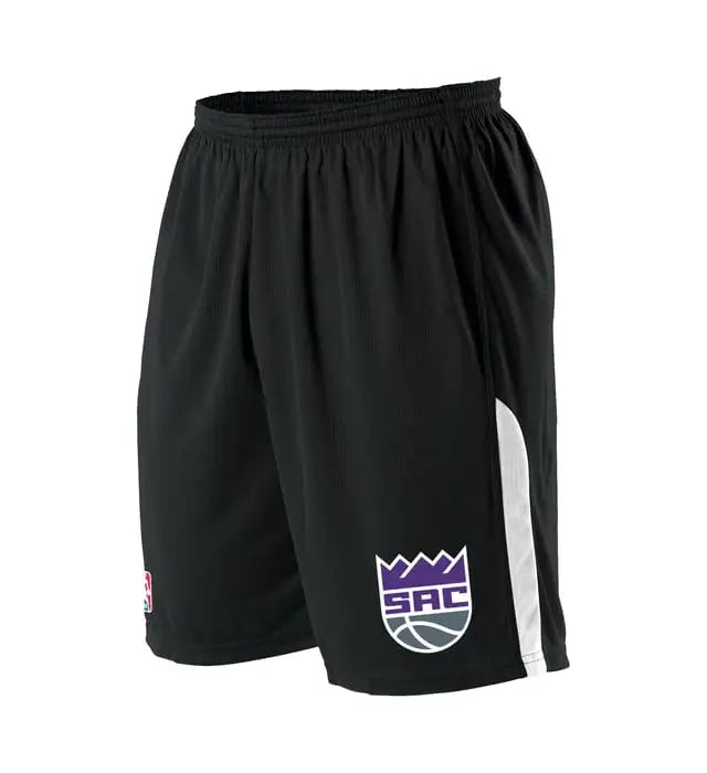 Alleson Athletic A205la Adult Nba Logo Game Short - Sacramento Kings