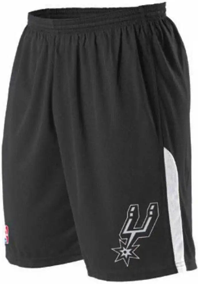 Alleson Athletic A205la Adult Nba Logo Game Short - San Antonio Spurs