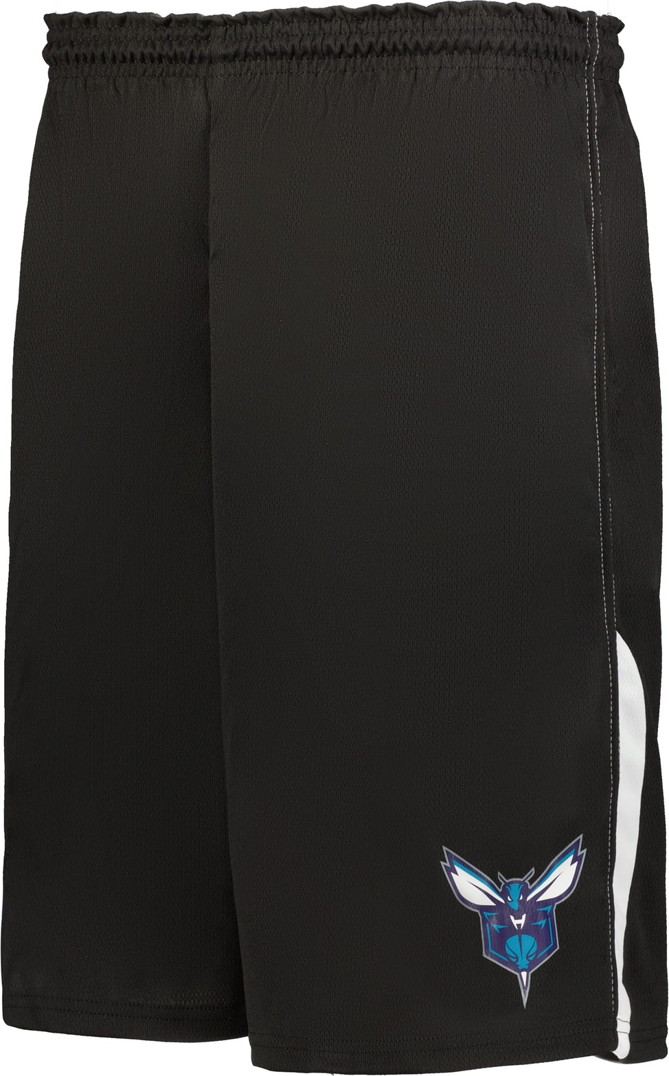 Alleson Athletic A205la Nba Adult Logoed Shorts - Charlotte Hornets - Black White / s