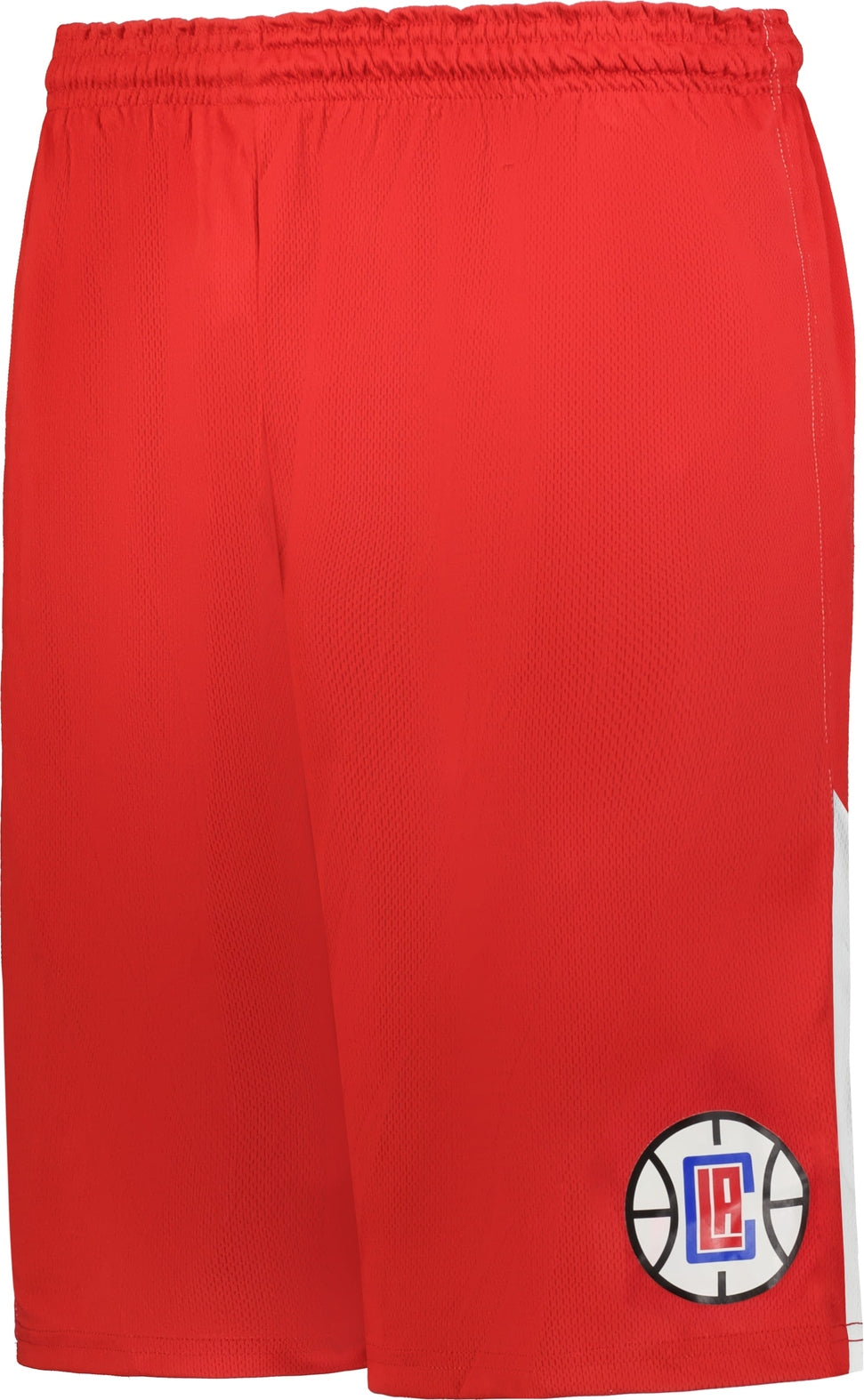 Alleson Athletic A205la Nba Adult Logoed Shorts - Los Angeles Clippers - Red White / s
