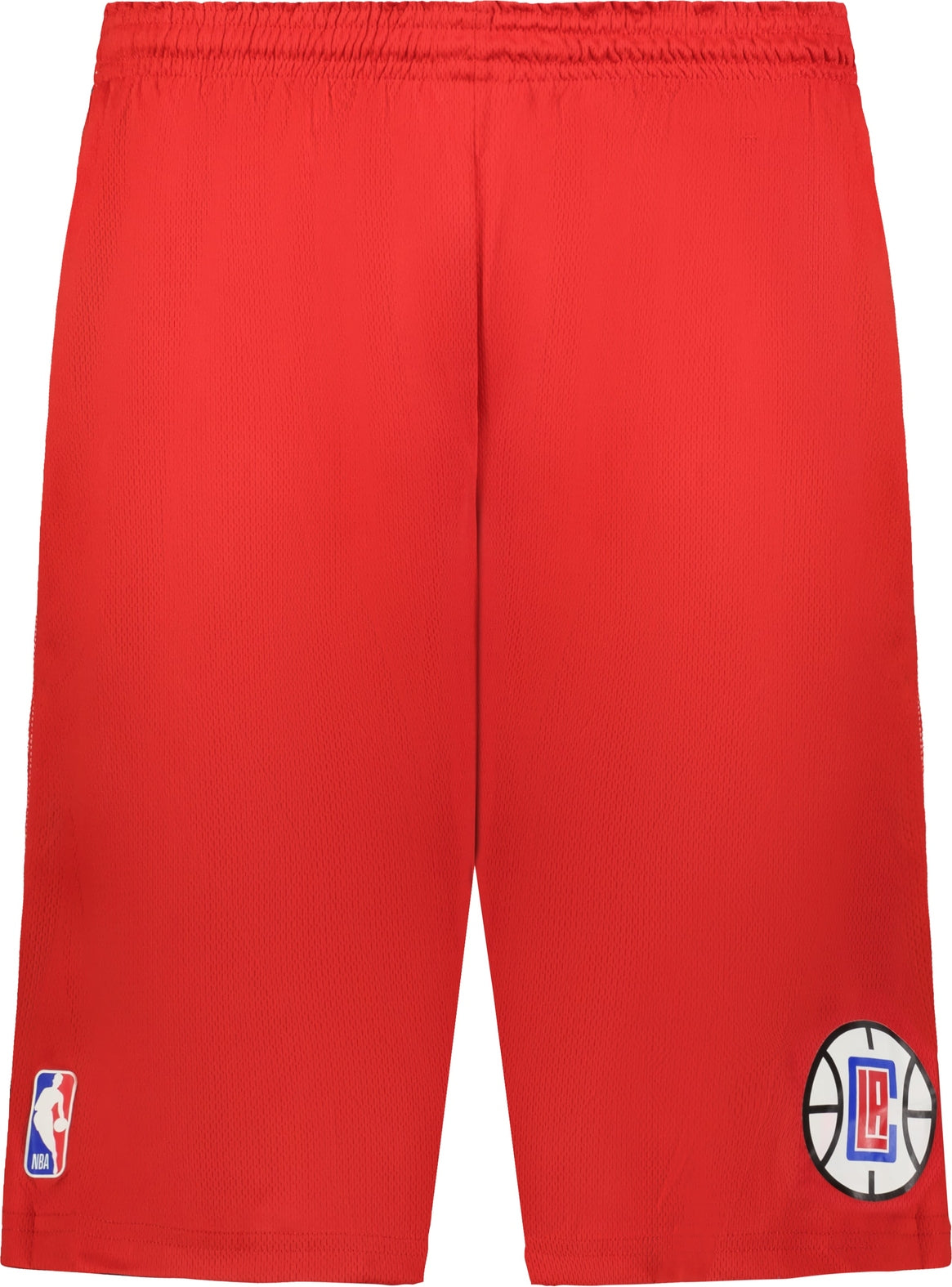 Alleson Athletic A205la Nba Adult Logoed Shorts - Los Angeles Clippers - Red White / s