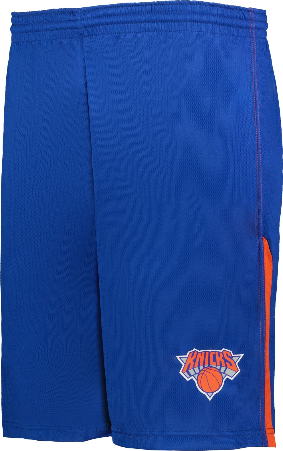 Alleson Athletic A205la Nba Adult Logoed Shorts - New York Knicks - Royal Burnt Orange / s