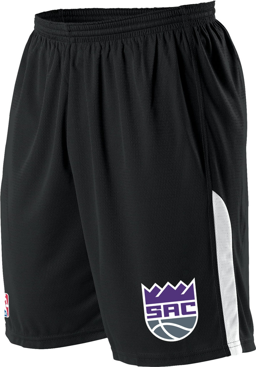 Alleson Athletic A205la Nba Adult Logoed Shorts - Sacramento Kings