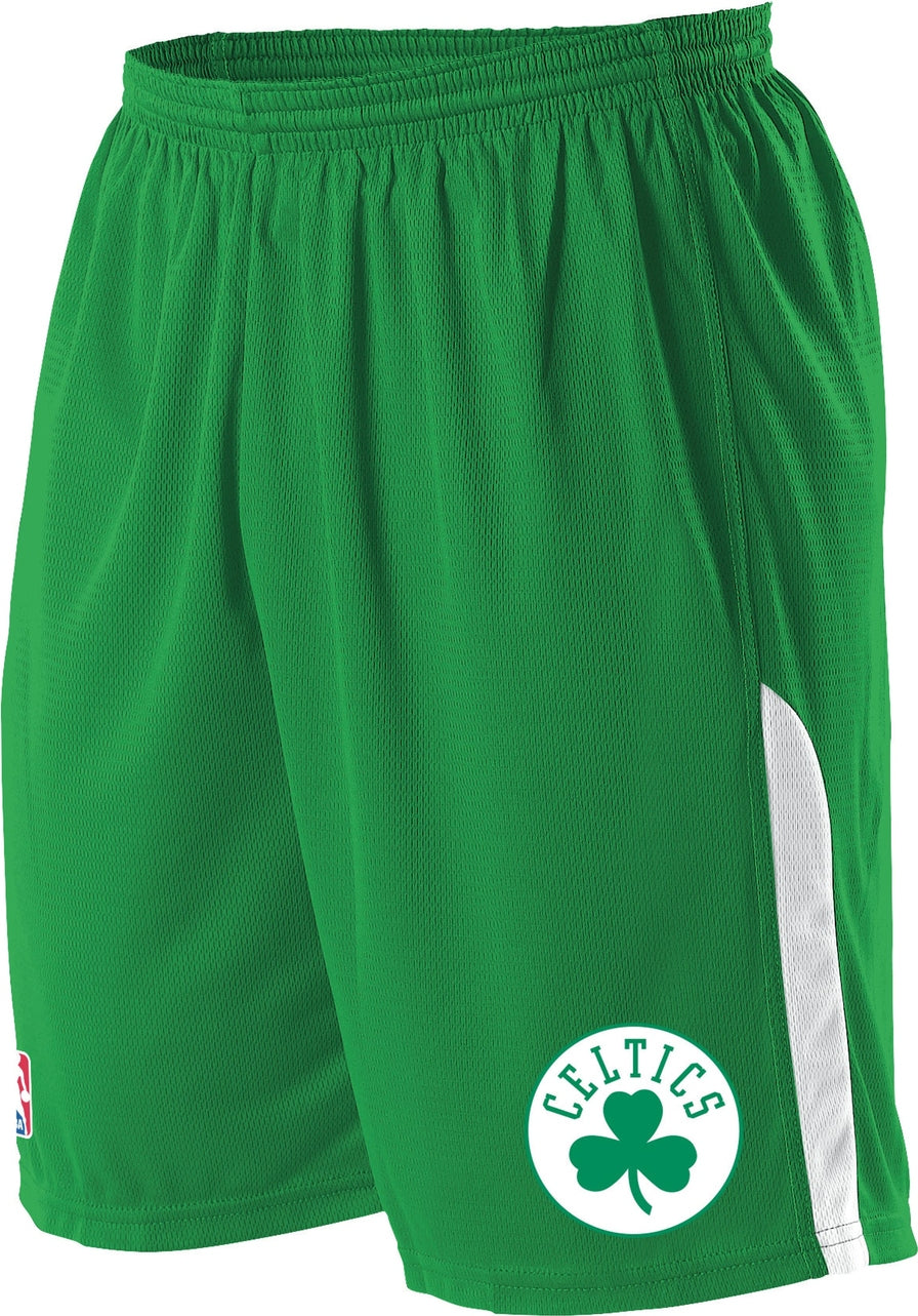 Alleson Athletic A205ly Nba Youth Logoed Shorts - Boston Celtics