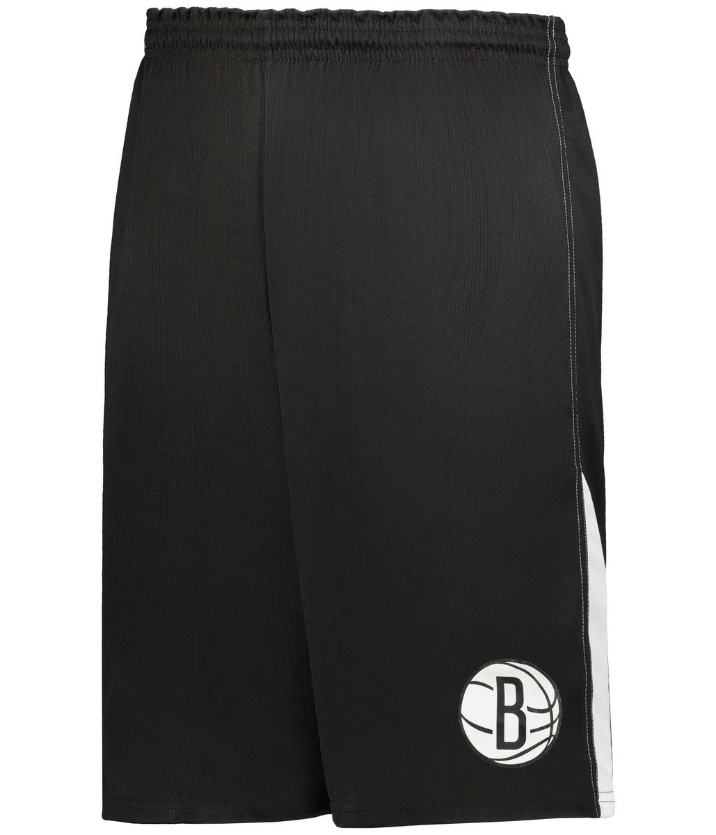 Alleson Athletic A205ly Nba Youth Logoed Shorts - Brooklyn Nets