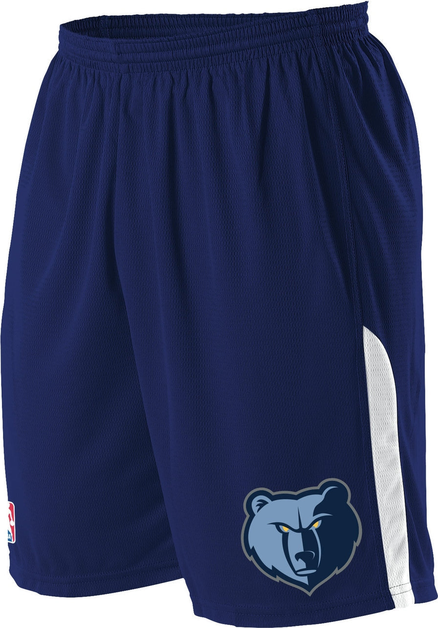 Alleson Athletic A205ly Nba Youth Logoed Shorts - Memphis Grizzlies