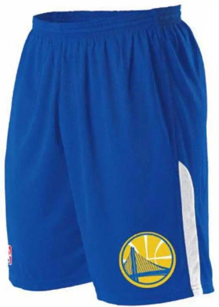 Alleson Athletic A205ly Youth Nba Logo Game Short - Golden State Warriors