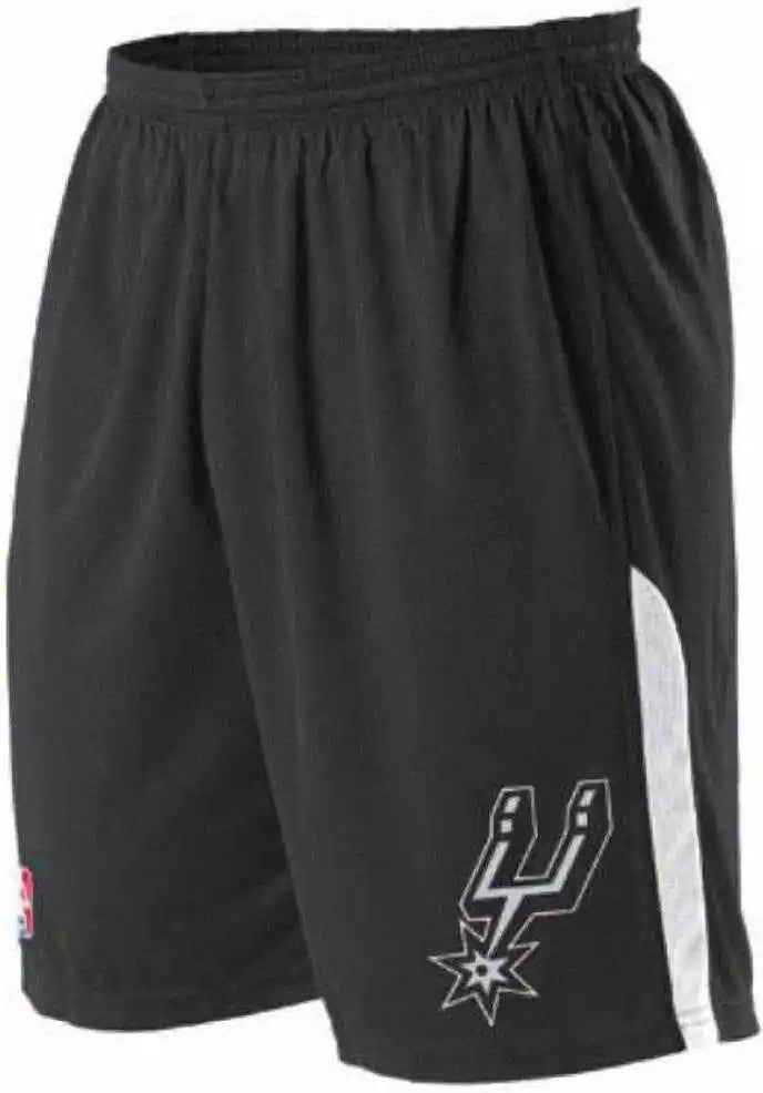 Alleson Athletic A205ly Youth Nba Logo Game Short - San Antonio Spurs