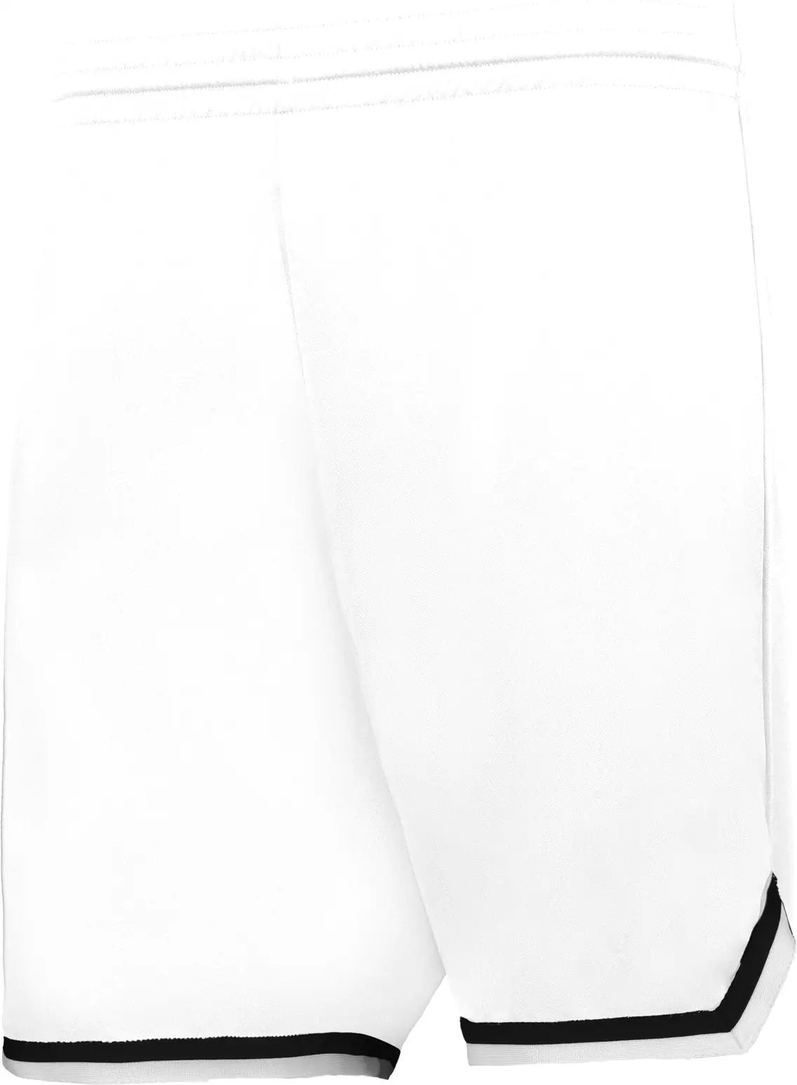 Alleson Athletic A520 Glide Basketball Short - White Black - Adult s
