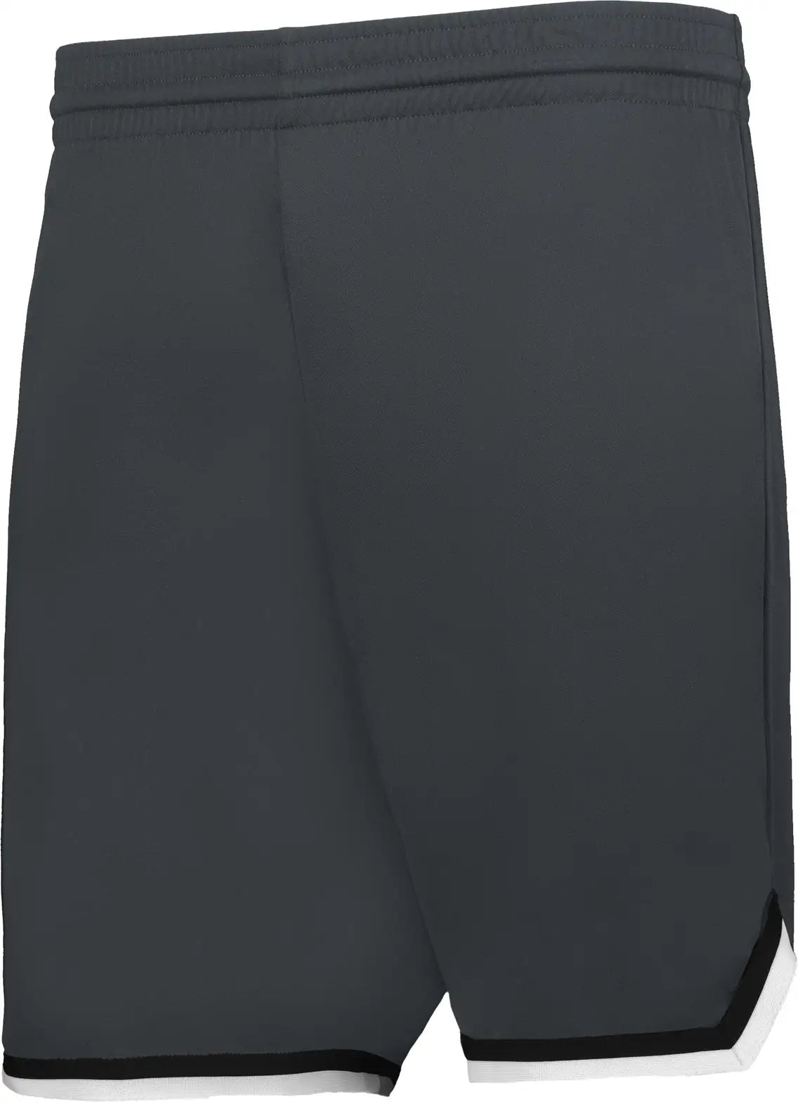 Alleson Athletic A540 Glide Youth Basketball Short - Graphite Black White - s