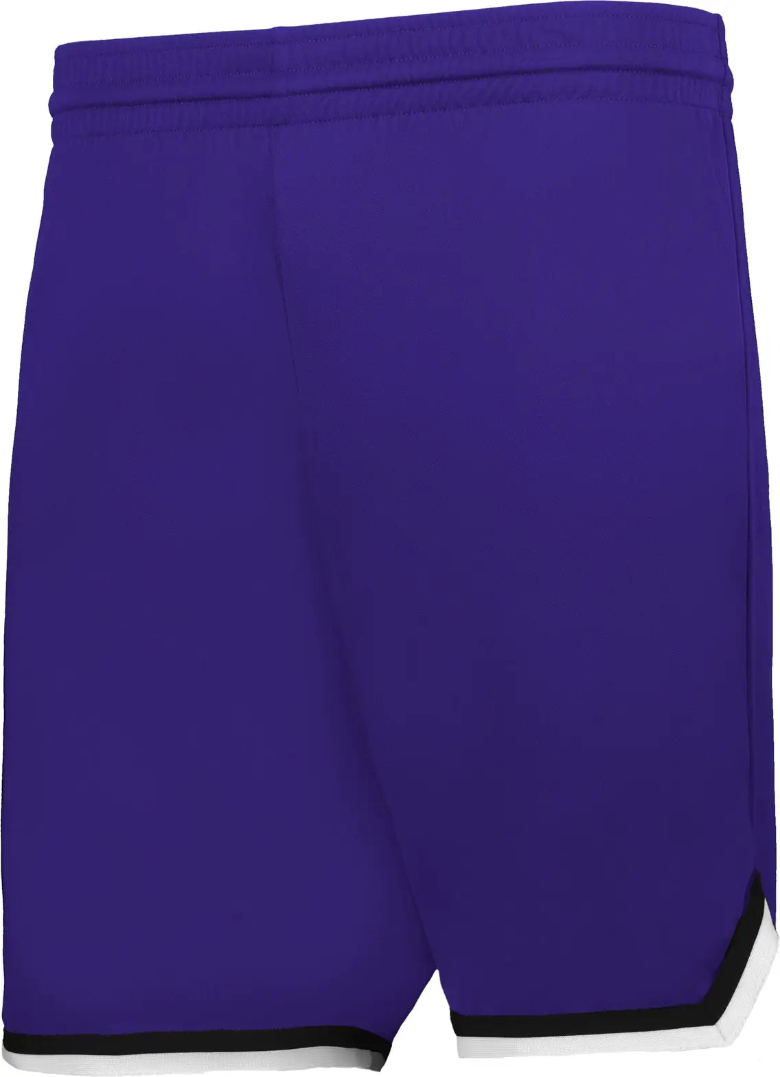 Alleson Athletic A540 Glide Youth Basketball Short - Purple Black White - s