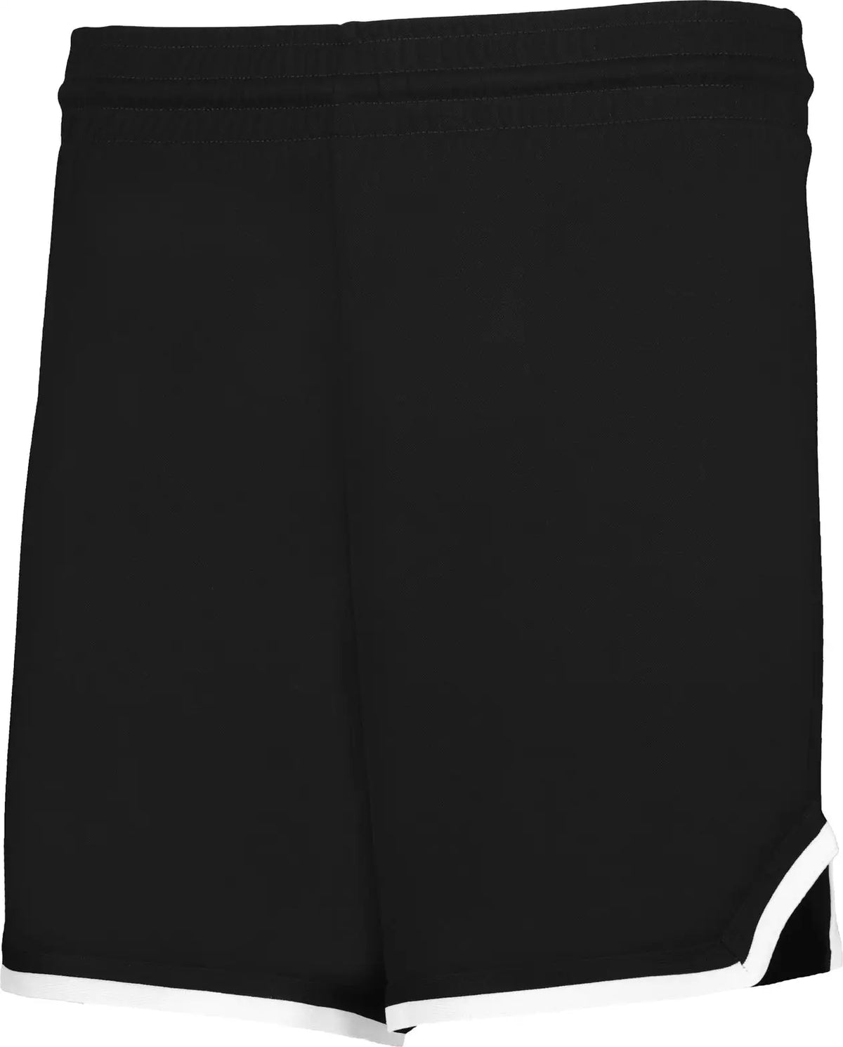 Alleson Athletic A560 Glide Women’s Basketball Short - Black White - Ladies Xs