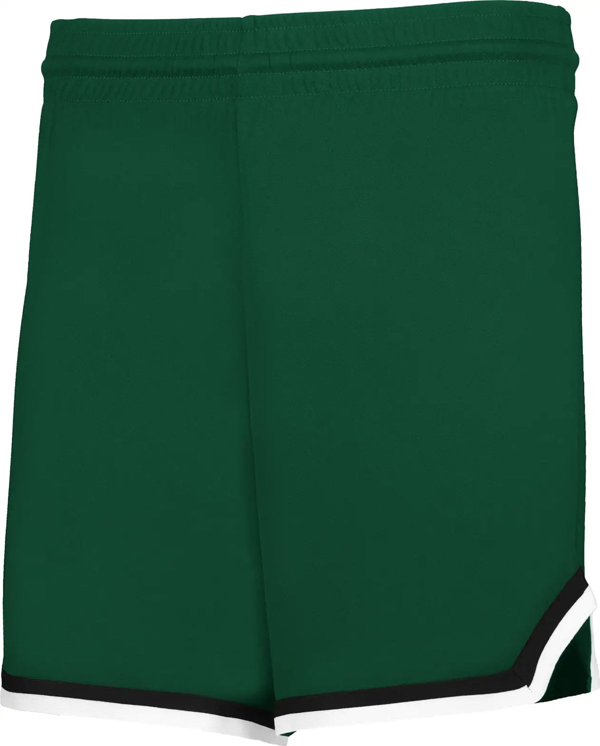 Alleson Athletic A560 Glide Women’s Basketball Short - Forest Black White - Ladies Xs