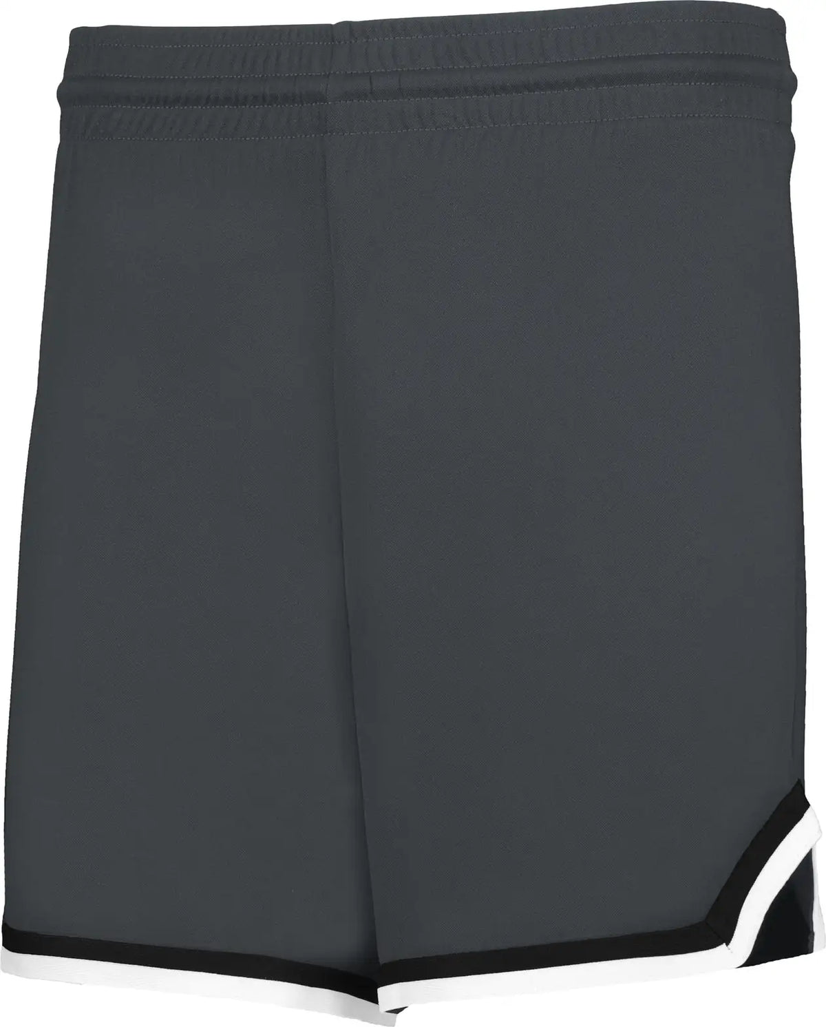 Alleson Athletic A560 Glide Women’s Basketball Short - Graphite Black White - Ladies Xs