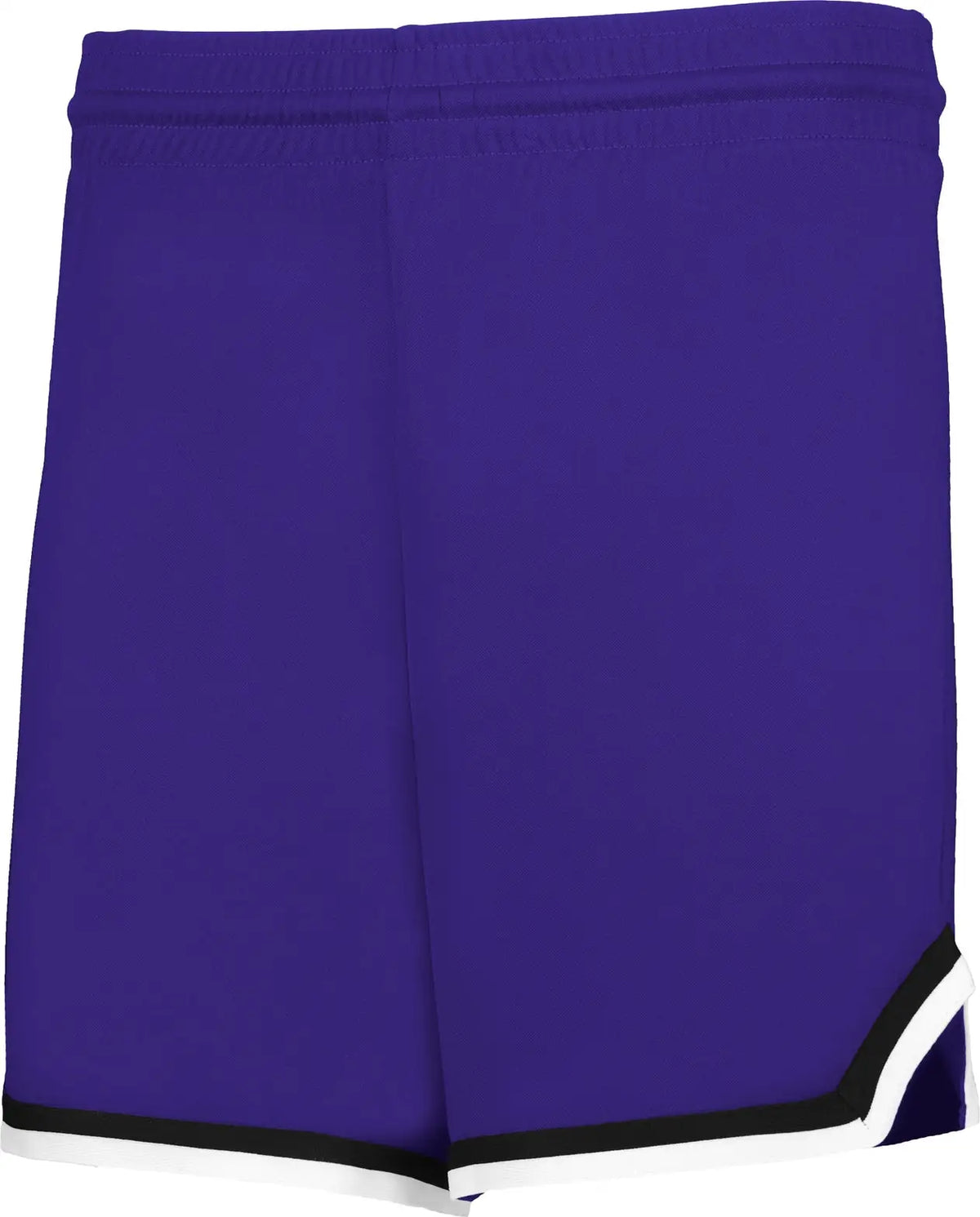 Alleson Athletic A560 Glide Women’s Basketball Short - Purple Black White - Ladies Xs