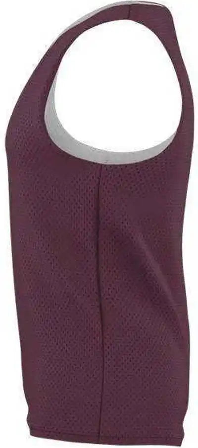 Alleson Athletic Lp001a Adult Lacrosse Jersey - Light Maroon White