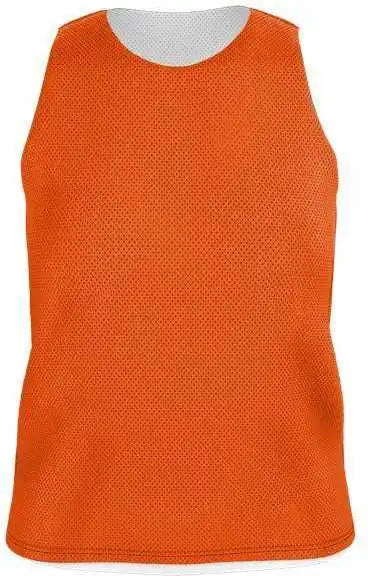 Alleson Athletic Lp001w Womens Lacrosse Reversible Pinnie - Burnt Orange White