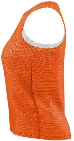 Alleson Athletic Lp001w Womens Lacrosse Reversible Pinnie - Burnt Orange White
