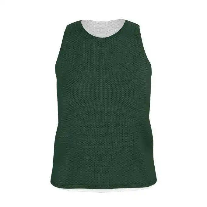 Alleson Athletic Lp001w Womens Lacrosse Reversible Pinnie - Forest White