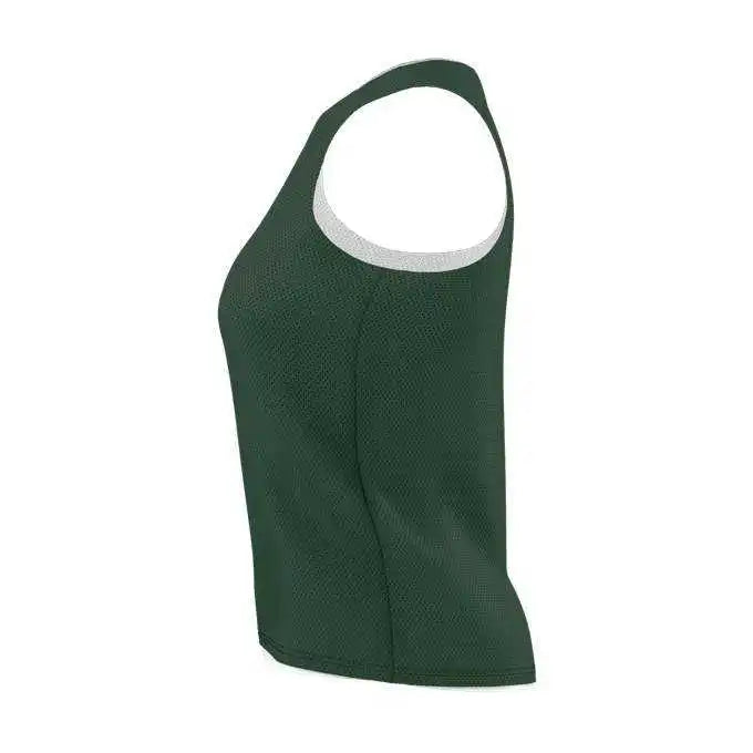 Alleson Athletic Lp001w Womens Lacrosse Reversible Pinnie - Forest White