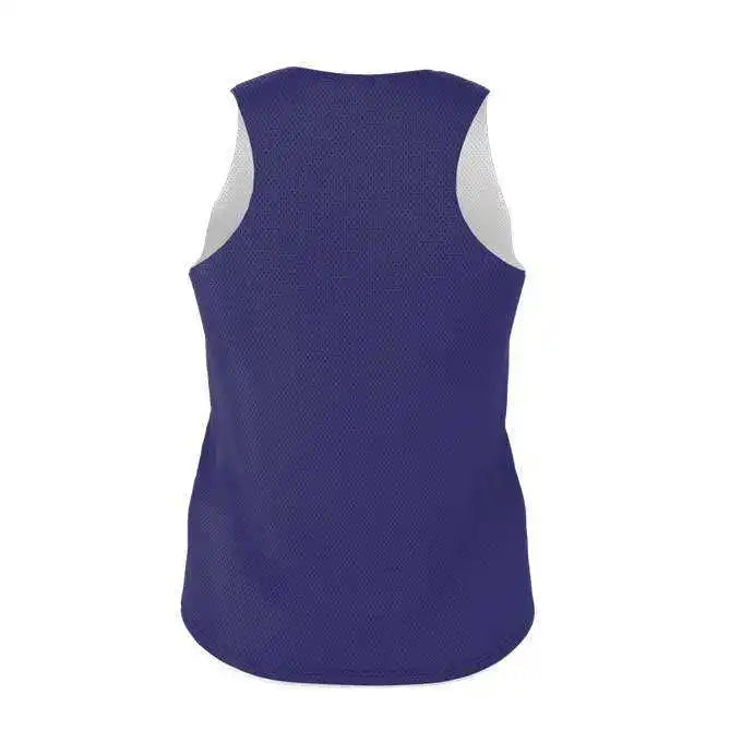 Alleson Athletic Lp001w Womens Lacrosse Reversible Pinnie Purple White