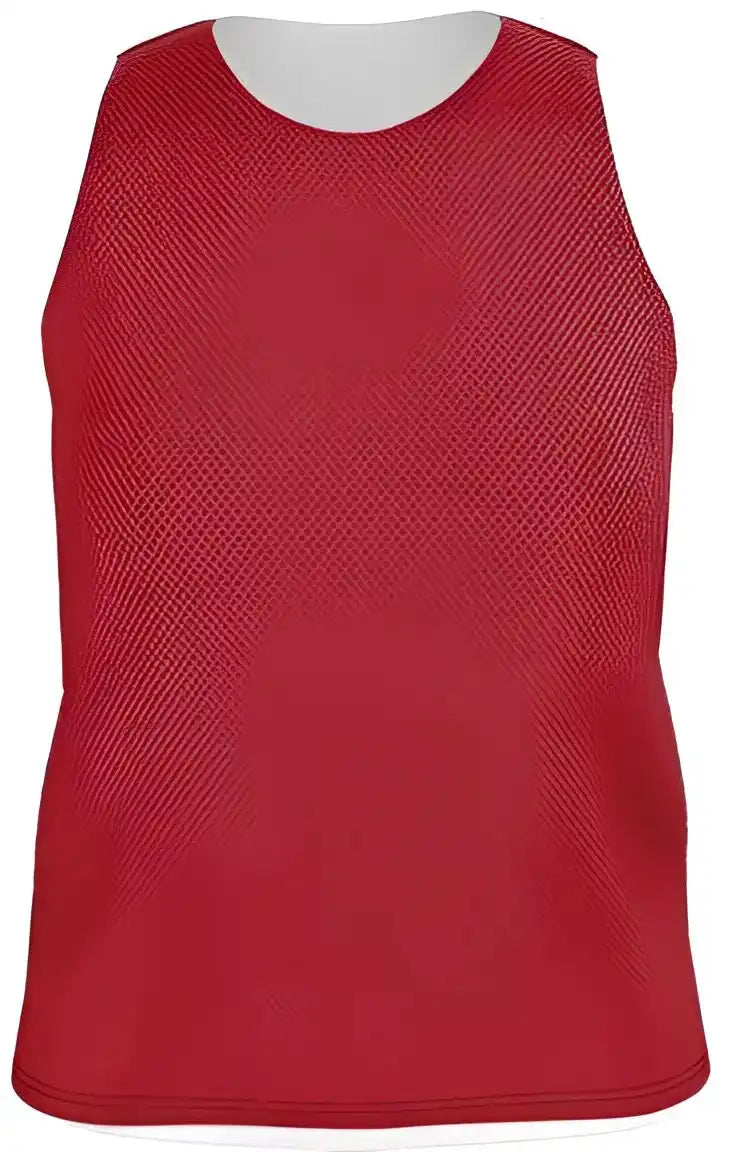 Alleson Athletic Lp001w Womens Lacrosse Reversible Pinnie - Red White