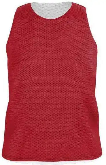 Alleson Athletic Lp001w Womens Lacrosse Reversible Pinnie - Red White