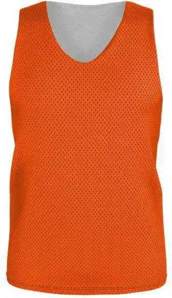 Alleson Athletic Lp001y Youth Lacrosse Reversible Pinnie - Burnt Orange White