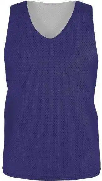 Alleson Athletic Lp001y Youth Lacrosse Reversible Pinnie Purple White