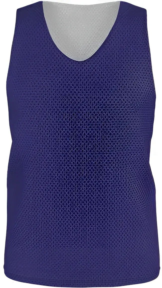 Alleson Athletic Lp001y Youth Lacrosse Reversible Pinnie - Purple White