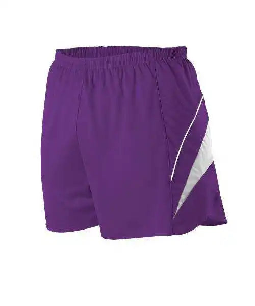 Alleson Athletic R1lfp Men’s Loose Fit Track Short - Purple White