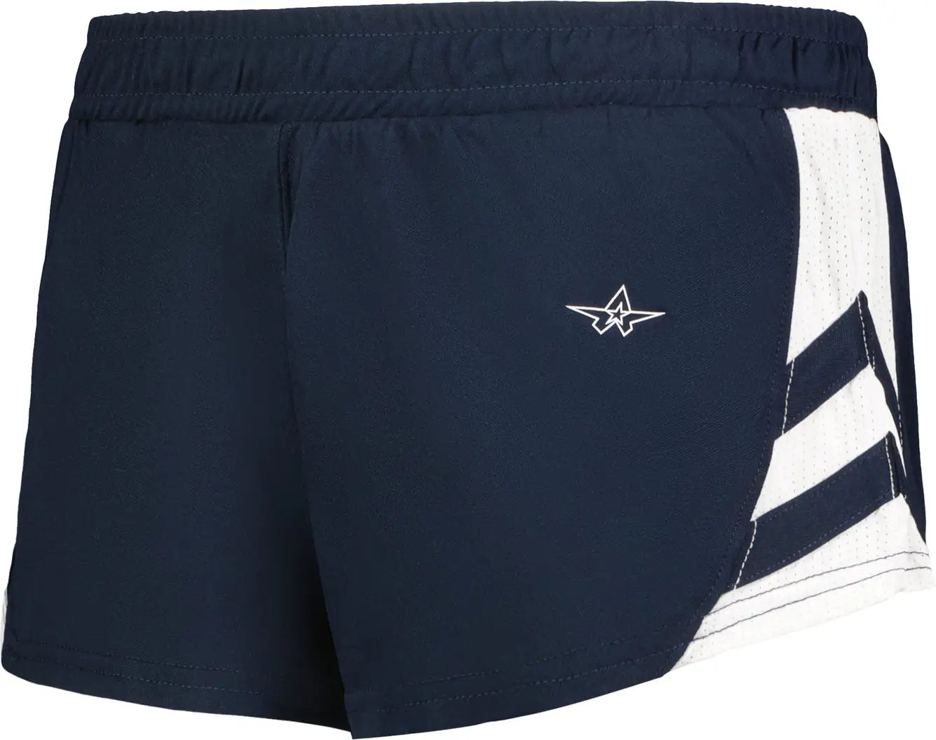 Alleson Athletic R4lfpw Ladies Medal Track Short - Navy White