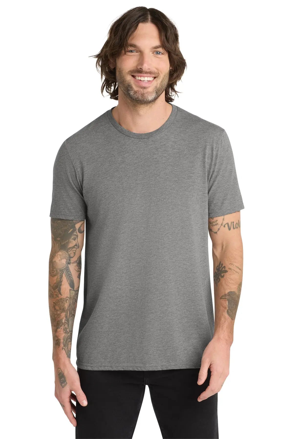 Allmade Al2004 Allmade Unisex Tri-blend Tee - Aluminum Gray - Adult Xs
