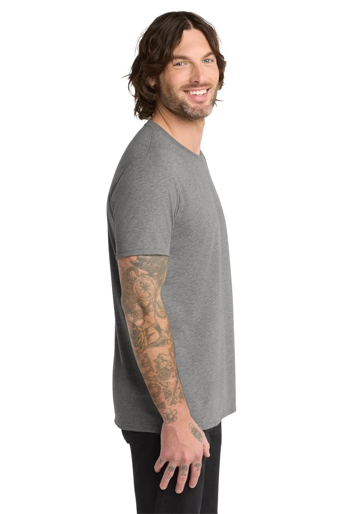 Allmade Al2004 Allmade Unisex Tri-blend Tee - Aluminum Gray