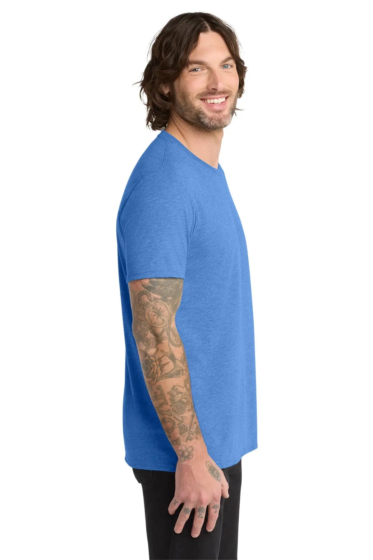 Allmade Al2004 Allmade Unisex Tri-blend Tee - Azure Blue