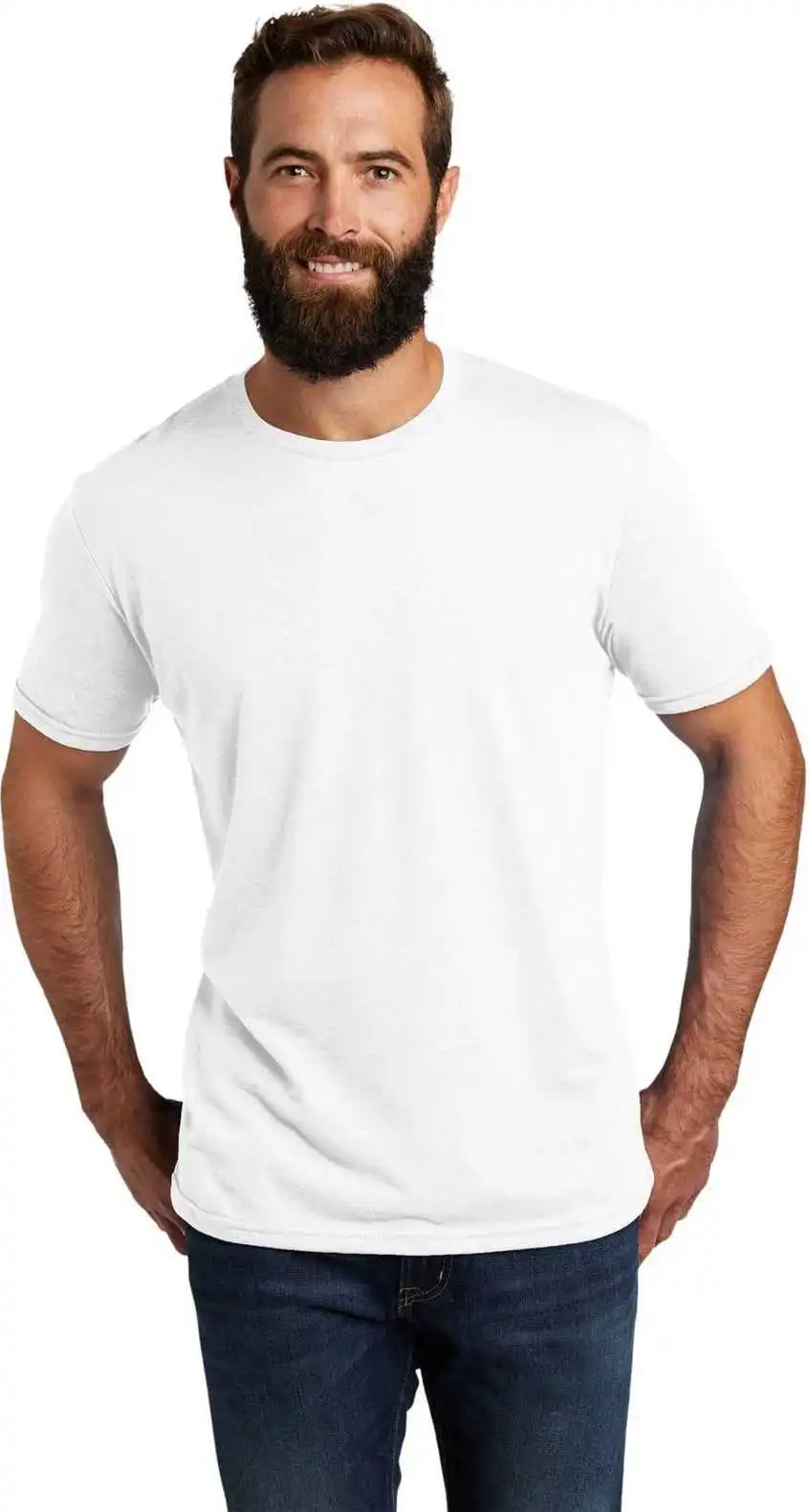 Allmade Al2004 Unisex Tri-blend Tee - Bright White