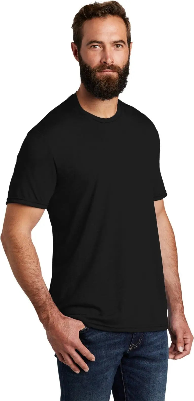 Allmade Al2004 Allmade Unisex Tri-blend Tee - Deep Black