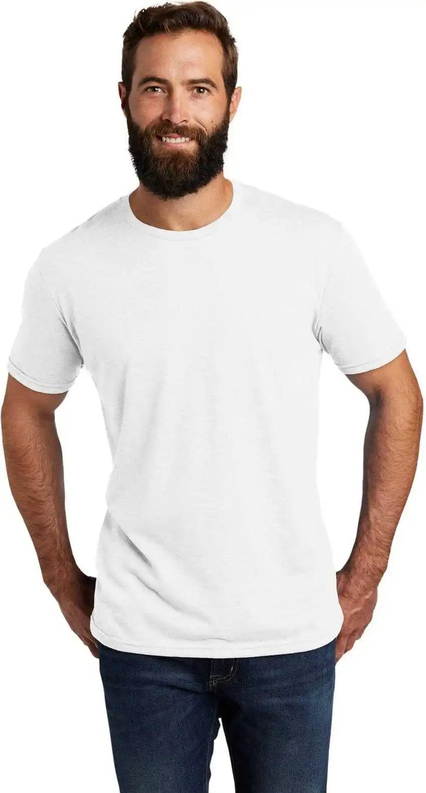 Allmade Al2004 Unisex Tri-blend Tee - Fairly White