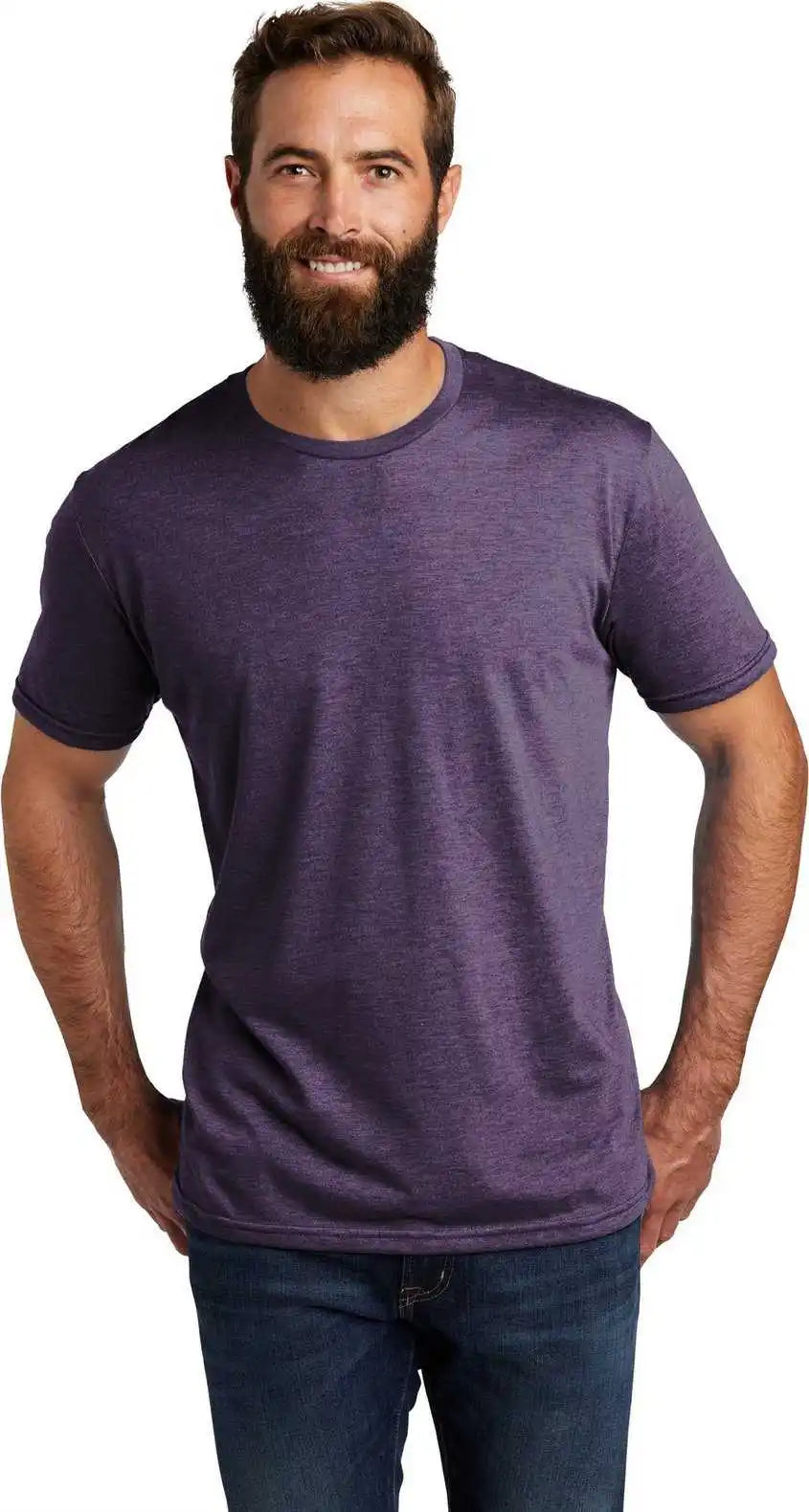 Allmade Al2004 Unisex Tri Blend Tee Huckleberry
