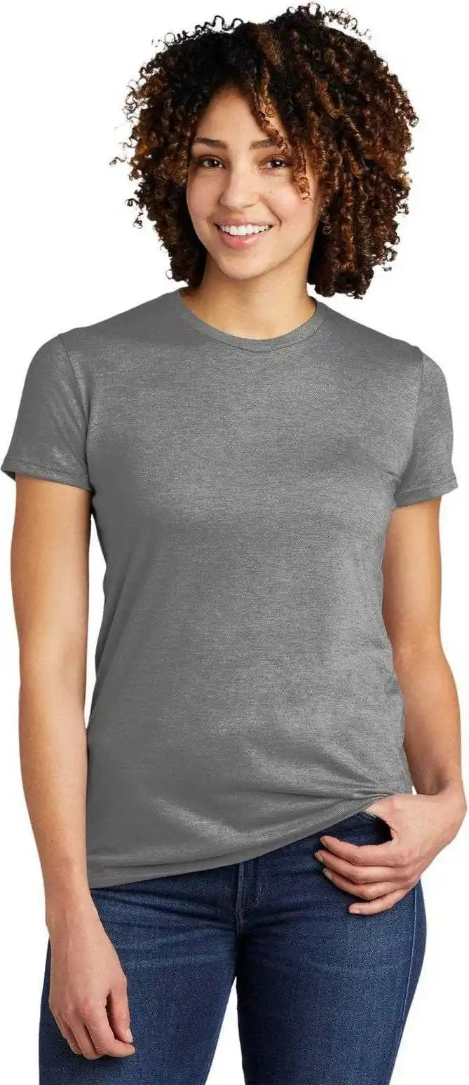 Allmade Al2008 Women’s Tri Blend Tee Aluminum Gray