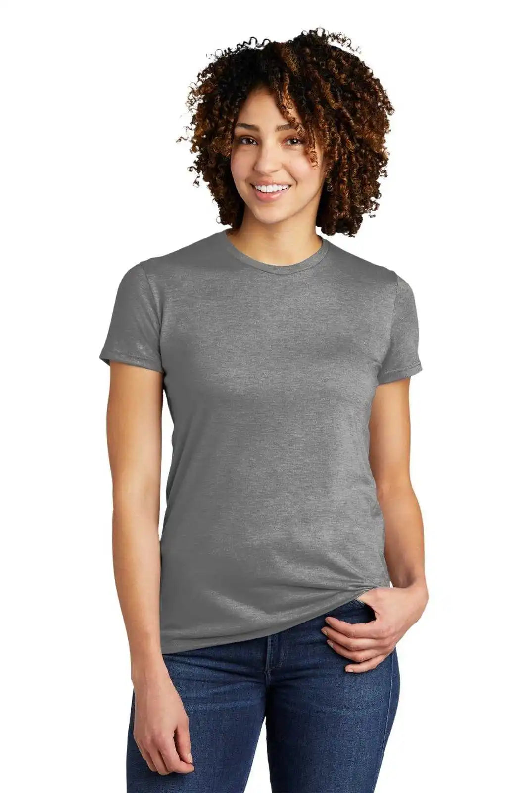 Allmade Al2008 Women’s Tri-blend Tee - Aluminum Grey