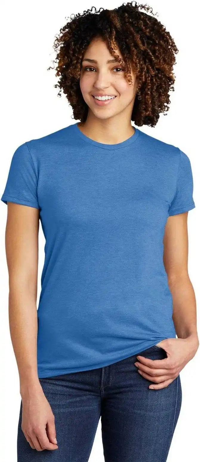 Allmade Al2008 Women’s Tri-blend Tee - Azure Blue