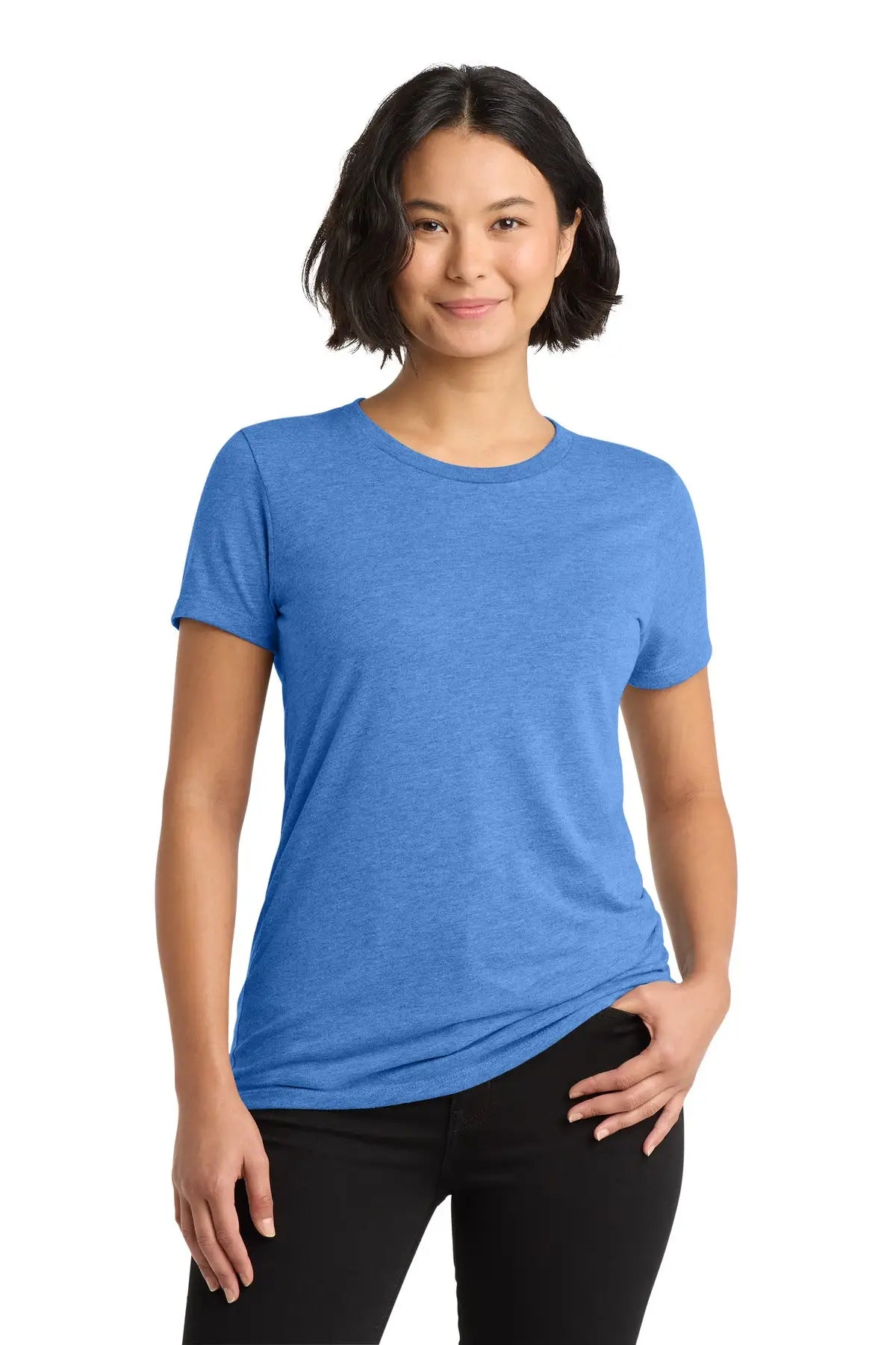 Allmade Al2008 Women’s Tri-blend Tee - Azure Blue