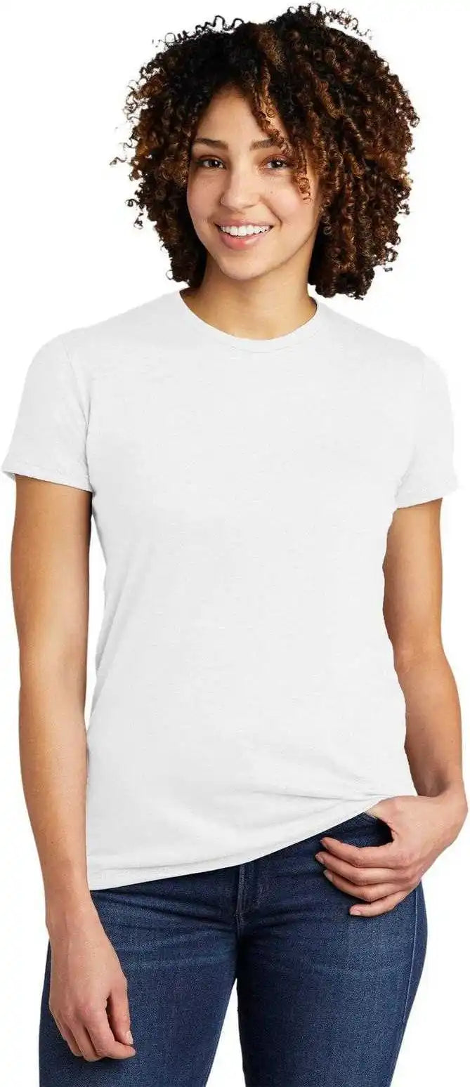 Allmade Al2008 Women’s Tri Blend Tee Fairly White
